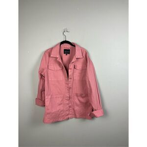 Sanctuary dusty mauve pink Shacket field jacket